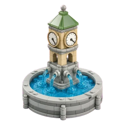 Clock Fountain